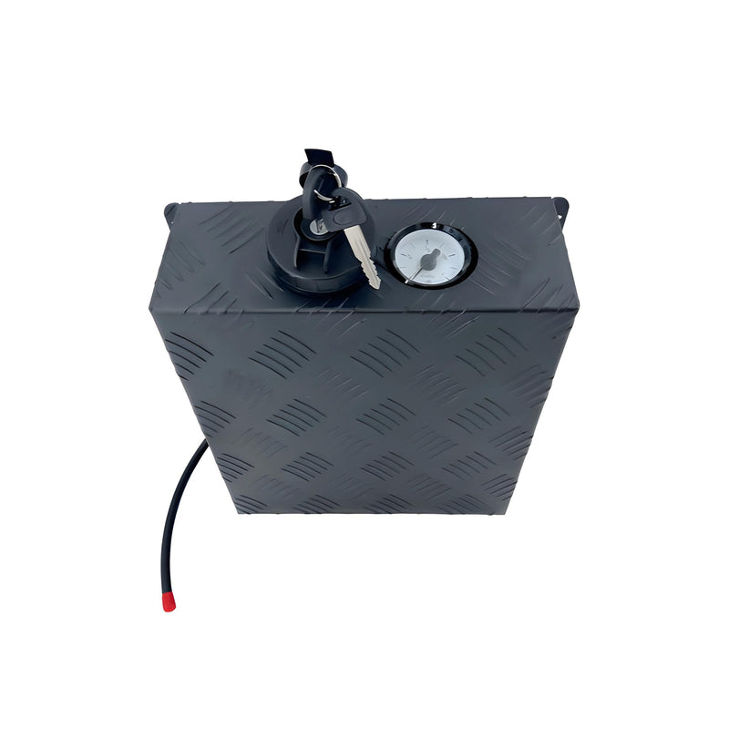 Load image into Gallery viewer, AUFOCUS Diesel Tank Cover Black Checker Plate - 5 Litre