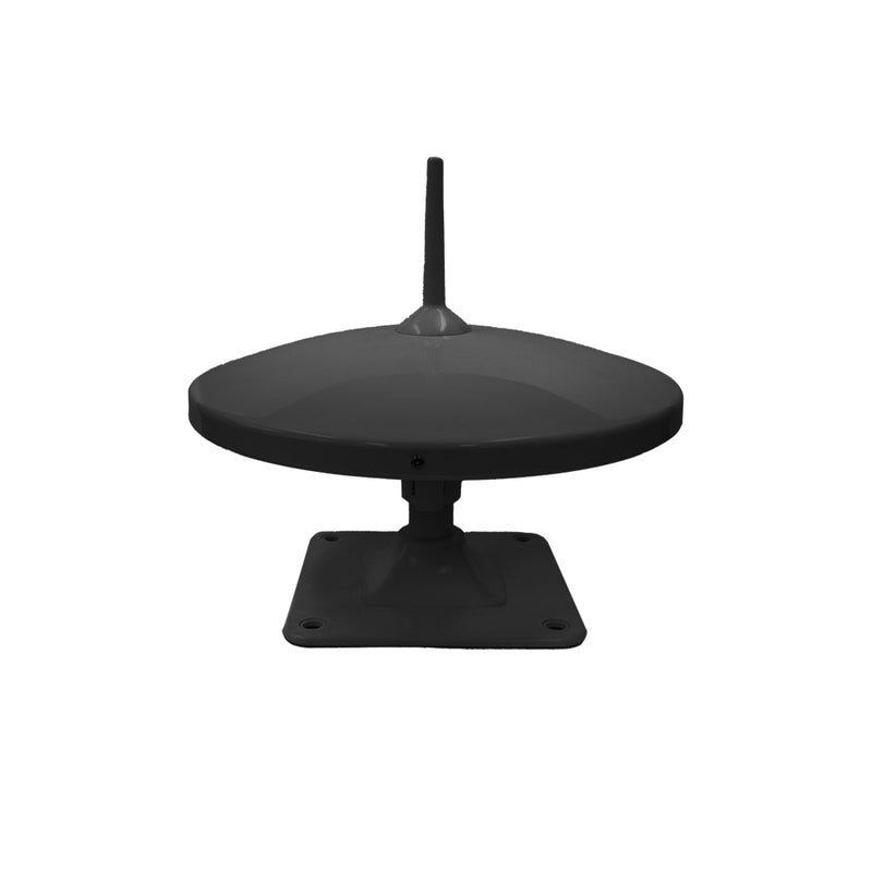 Load image into Gallery viewer, Glomex 250mm Amplified Digital RV TV Antenna Black