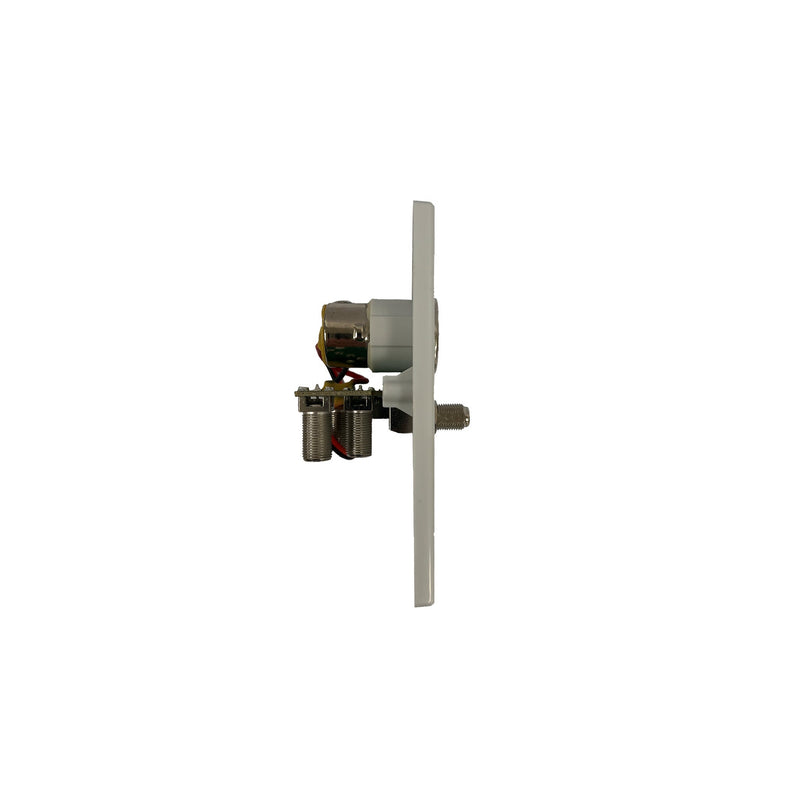Load image into Gallery viewer, Iluma 12V TV Antenna Wall Plate Signal Booster Amplifier & Power Supply White