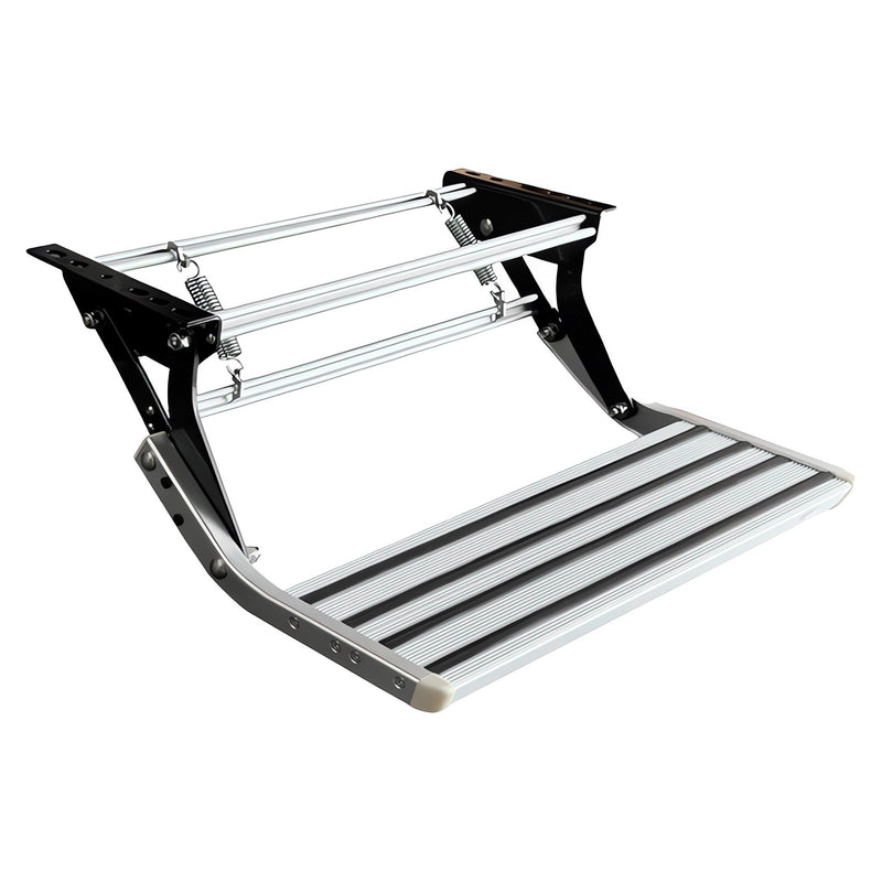 Load image into Gallery viewer, Iluma Single Manual Pull Out Aluminium Step Silver No Light