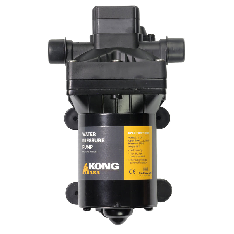 Load image into Gallery viewer, Kong 12V 55PSI 11.3 LPM Fresh Water Pressure Pump