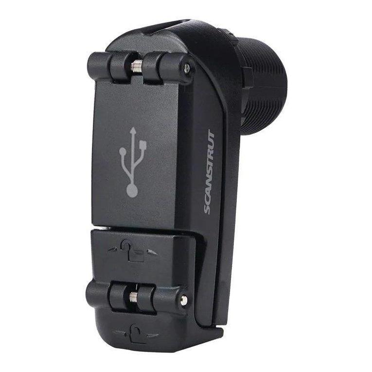 Load image into Gallery viewer, Scanstrut ROKK 12/24V Waterproof USB/USB-C Fast Charger Socket