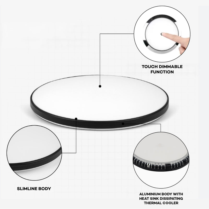 Load image into Gallery viewer, Iluma 12v Slimline Touch Dimmable LED Downlight 6000k 125mm Chrome
