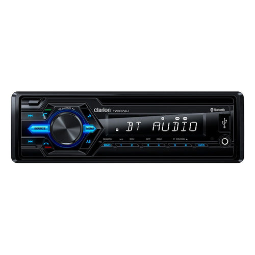 Clarion Single DIN Stereo / Radio USB/AUX-IN/SD/MP3/WMA Mechless Audio Receiver with Built-In Bluetooth