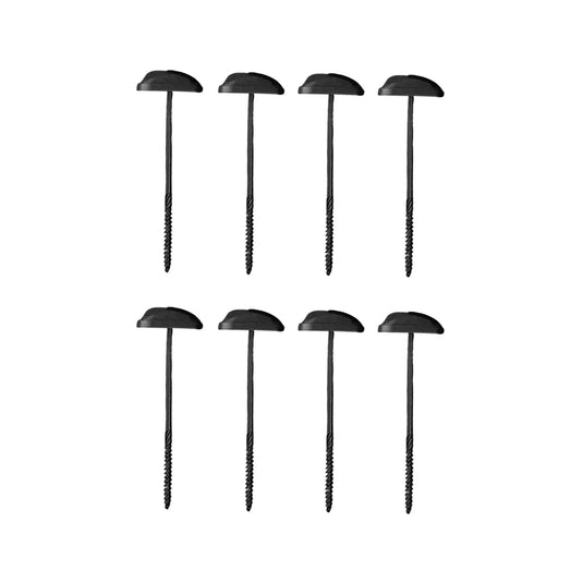 TIEGEAR  Flat Terra 8 Pack Screw Peg - Secure Ground Mats