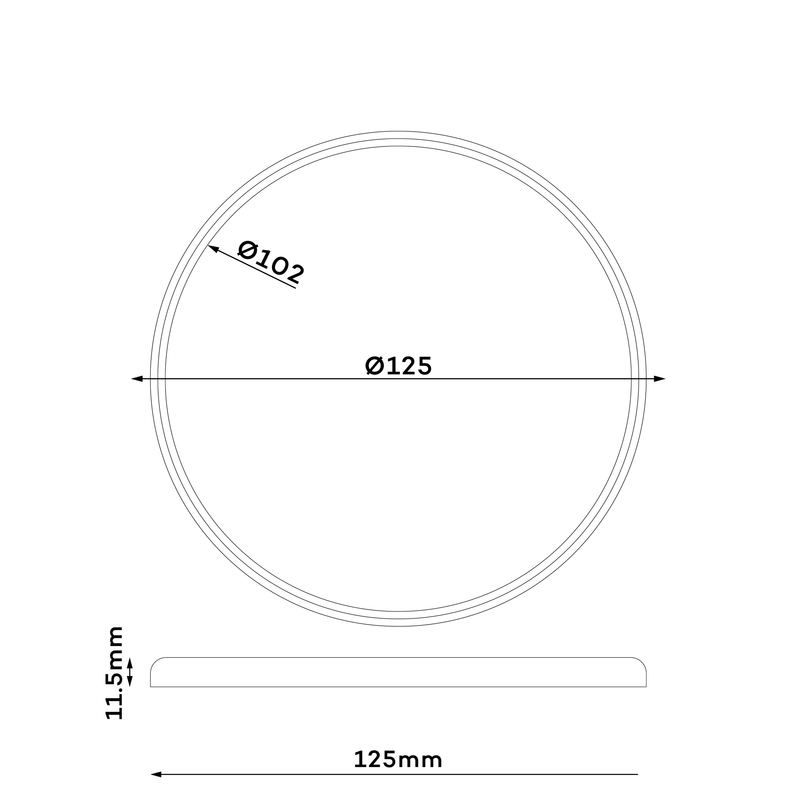 Load image into Gallery viewer, Iluma 12v Slimline Touch Dimmable LED Downlight 6000k 125mm Chrome
