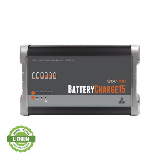 BMPRO 12V 15 AMP Battery Charger - 10 Year Warranty