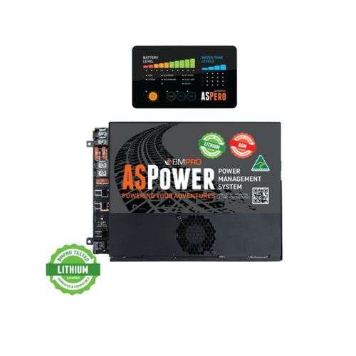 BMPRO Aspero Power Battery Management System & Information Display Monitor