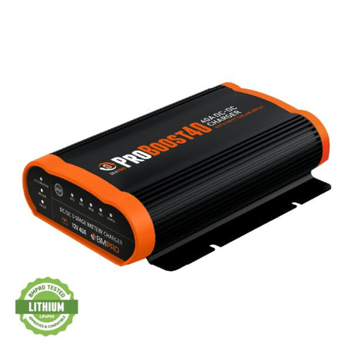 BMPRO Pro Boost 40 Amp Lithium DC-DC Charger with 40A Solar Input MMPT