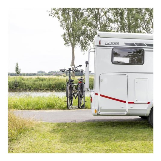 Electric 12V Bike Lift Rack Carrier 2 Bike 980 - 1360mm Range - Remote Inc