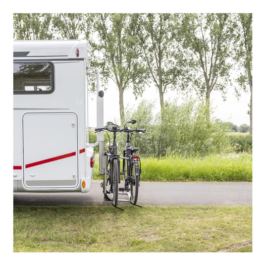 Electric 12V Bike Lift Rack Carrier 2 Bike 980 - 1360mm Range - Remote Inc