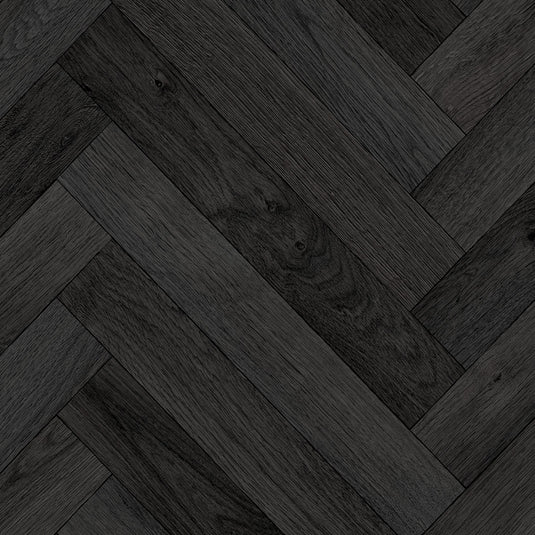 Eurolux Flooring Collection Herringbone Dark Oak 72m2 - 2.4X30M 0.6