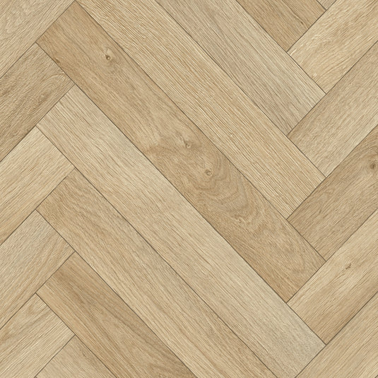 Eurolux Flooring Collection Herringbone Desert Oak 72m2 - 2.4X30M 0.6 Per Meter