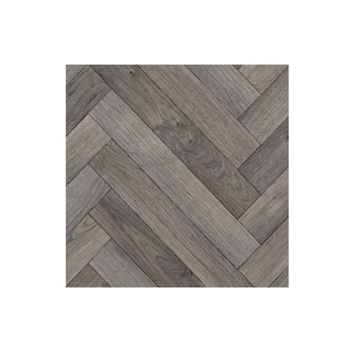 Eurolux Flooring Collection Herringbone Grey Oak 72m2 - 2.4X30M 0.6 Per Meter