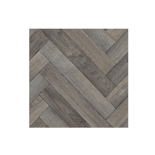 Eurolux Flooring Collection Herringbone Grey Oak 72m2 - 2.4X30M 0.6 Per Meter