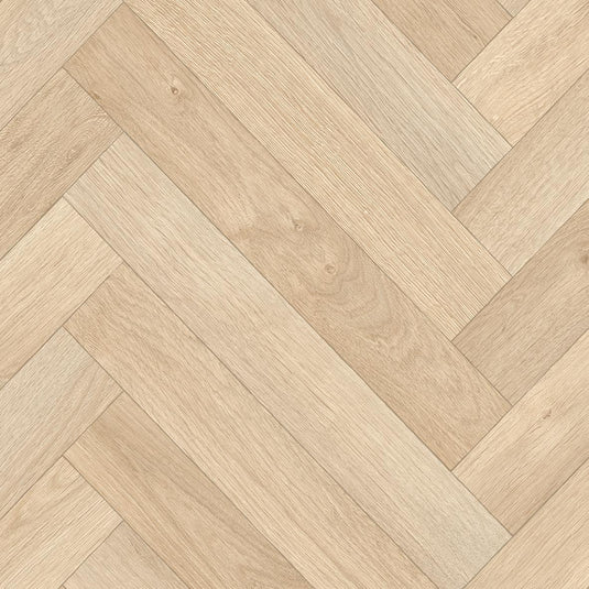 Eurolux Flooring Collection Herringbone Light Beach Oak 72m2 - 2.4X30M 0.6 Per Meter