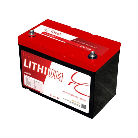 Finch 120AH Lithium Deep Cycle Battery 307x169x208mm 13Kg