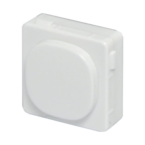 Iluma Blank Plate Button Mechanism Insert White