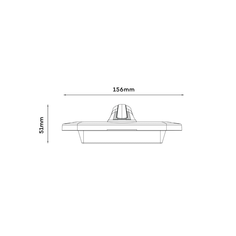 Load image into Gallery viewer, Iluma Led Dimmable Grab Handle White Light with Blue Night Light White Bargman Style
