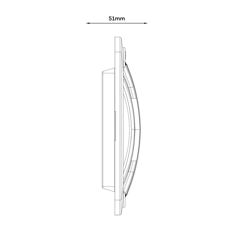 Load image into Gallery viewer, Iluma Led Dimmable Grab Handle White Light with Blue Night Light White Bargman Style
