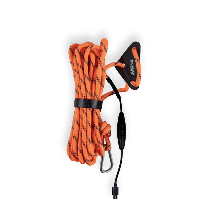 Load image into Gallery viewer, Kong LED Tiedown Rope with USB-C 6 Meter Length Orange
