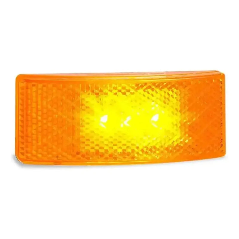 Load image into Gallery viewer, LED Autolamp 12V/24V Amber Side Marker with Built in Reflector / 3M Adhesive
