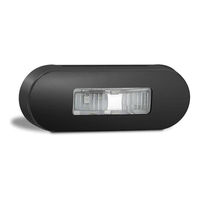 Load image into Gallery viewer, LED Autolamp 12V/24V Amber/Red Side marker Clear Lense &amp; Black Bezel 86x31x16mm Bulk
