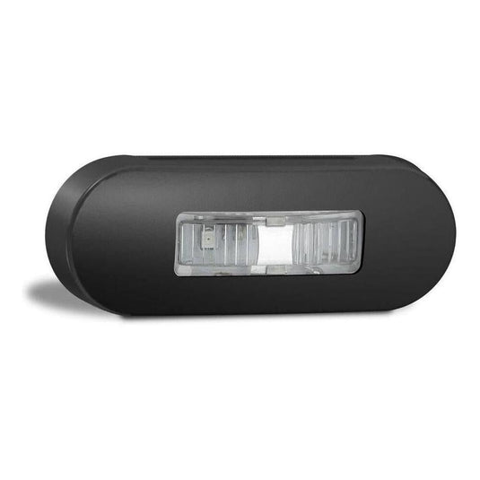 LED Autolamp 12V/24V Amber/Red Side marker Clear Lense & Black Bezel 86x31x16mm Bulk