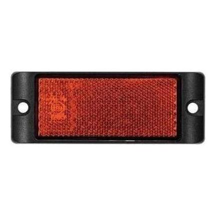 Load image into Gallery viewer, LED Autolamp Amber Reflector with Mount Bracket Black 93x35x7mm (Box of 100)

