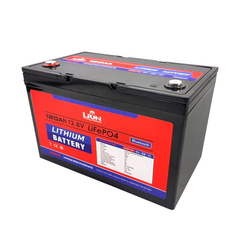 Lion 120AH Lithium Deep Cycle Battery 307x169x208mm 13Kg