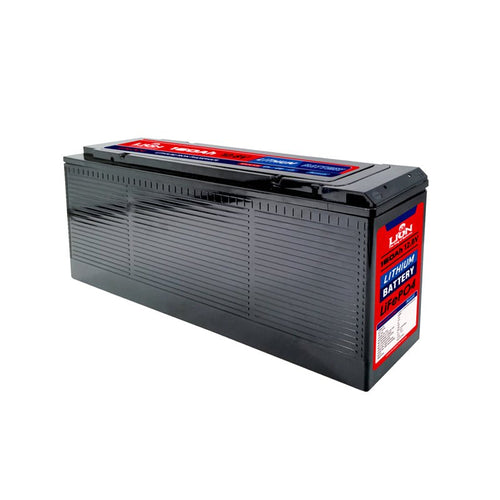 Lion 160AH Lithium Deep Cycle Battery Slim 552x110x240mm 17.5Kg