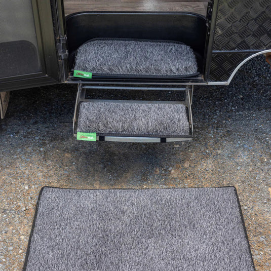 Muk Mat Pull Out Caravan Step Mat 20cm x 51cm Dark Grey