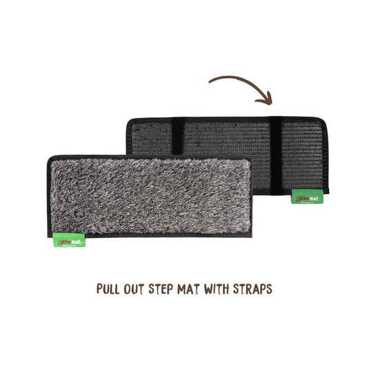 Muk Mat Pull Out Caravan Step Mat 20cm x 51cm Dark Grey