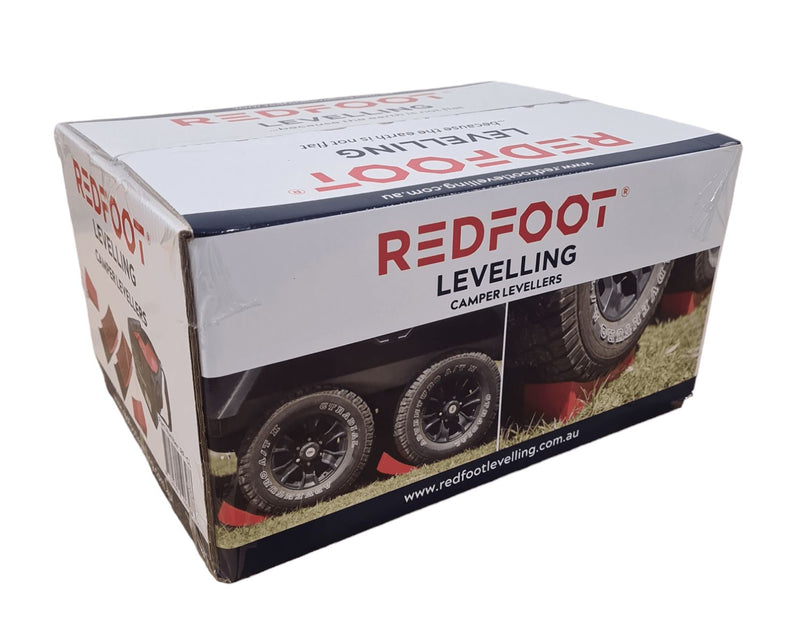 Load image into Gallery viewer, Redfoot Levelling Kit - 2 x Levellers, 2 x Chooks, 2 x Rubber Mats inc Carry Bag
