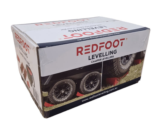 Redfoot Levelling Kit - 2 x Levellers, 2 x Chooks, 2 x Rubber Mats inc Carry Bag