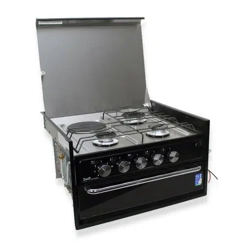 Load image into Gallery viewer, Swift 4 Burner 500 Mini Grill Cooker - Gas / Electric
