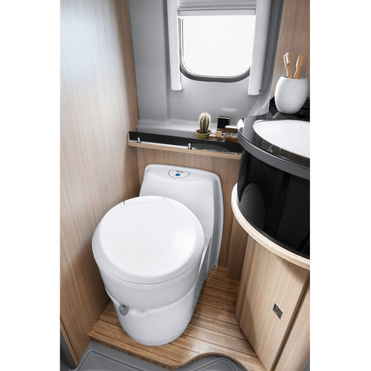 Thetford C223CS Cassette Toilet Swivel Electric Flush