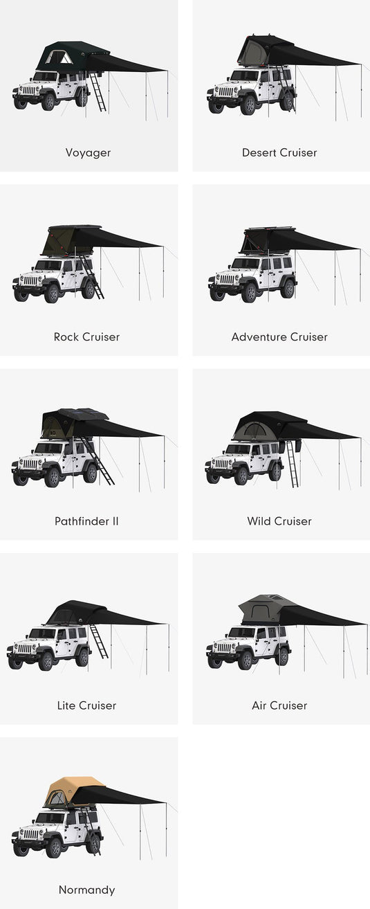 Wild Land Universal Tarp Awning Suits All Roof Top Tents