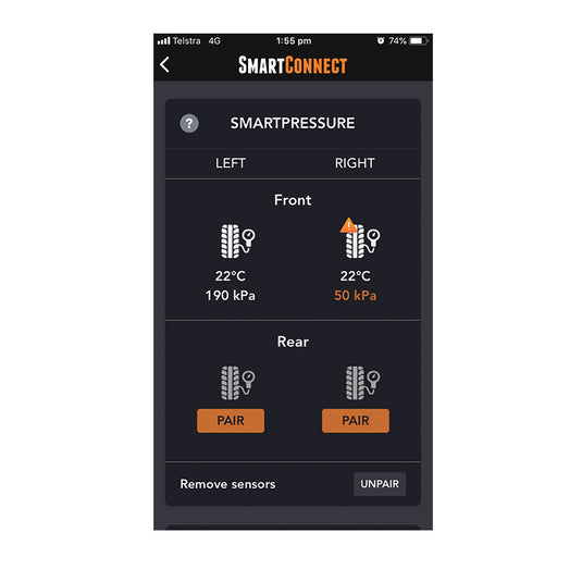 BMPRO Smart Pressure - 2 x Tire Pressure Monitoring Sensors